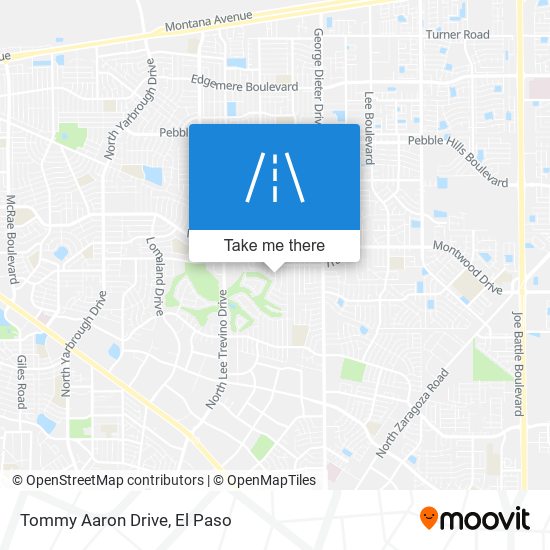 Tommy Aaron Drive map