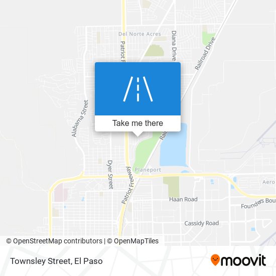 Townsley Street map