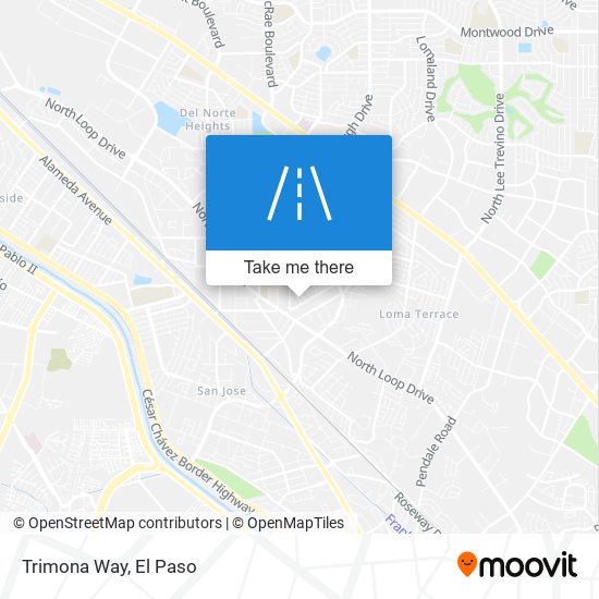 Trimona Way map