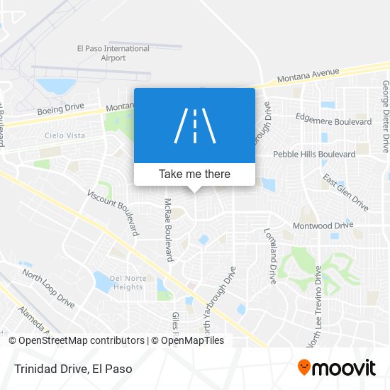 Mapa de Trinidad Drive