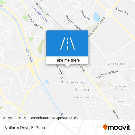 Vallarta Drive map