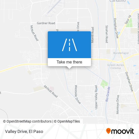 Valley Drive map