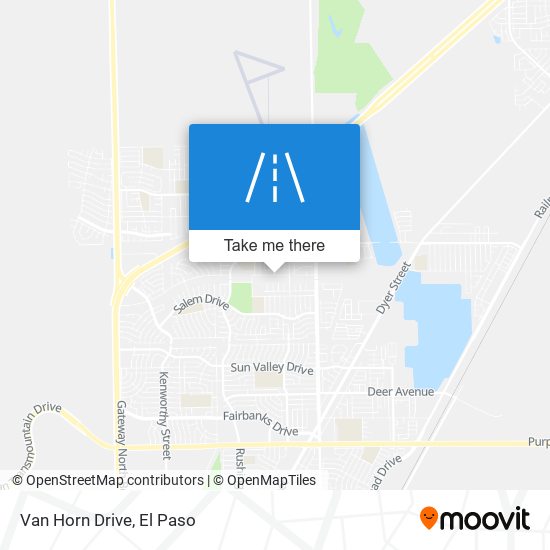 Van Horn Drive map