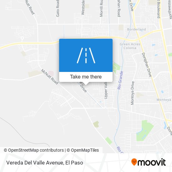 Mapa de Vereda Del Valle Avenue