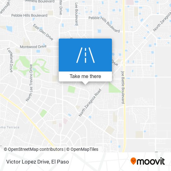 Victor Lopez Drive map