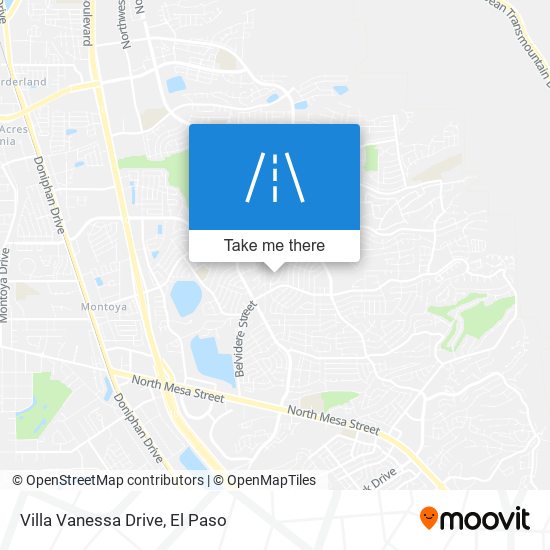 Villa Vanessa Drive map