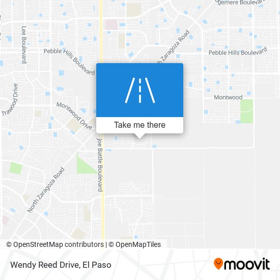 Wendy Reed Drive map