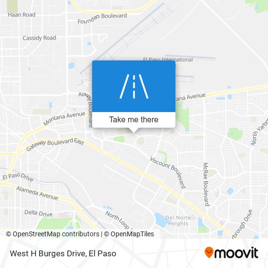 Mapa de West H Burges Drive