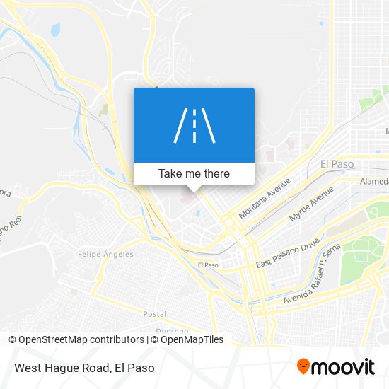 West Hague Road map