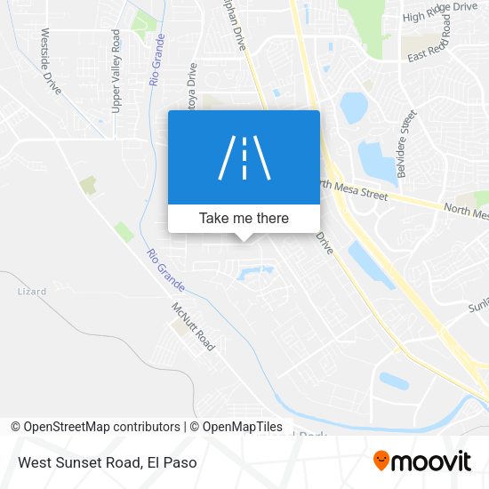 Mapa de West Sunset Road
