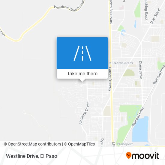 Westline Drive map