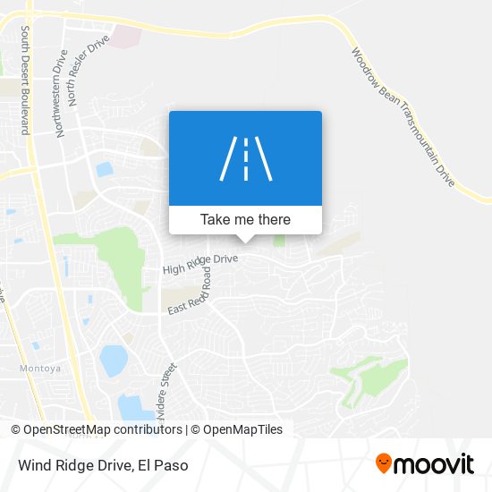 Mapa de Wind Ridge Drive