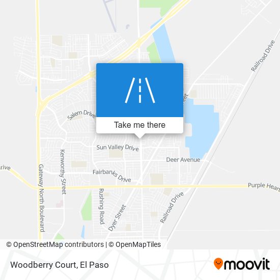 Woodberry Court map