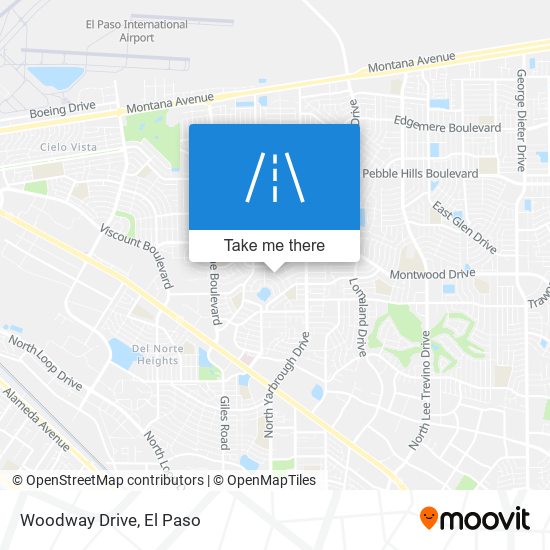 Woodway Drive map