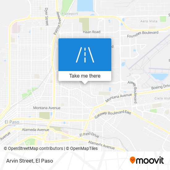 Arvin Street map