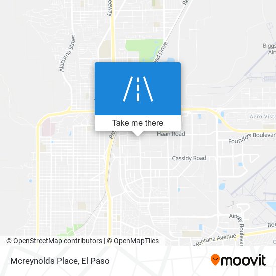 Mcreynolds Place map