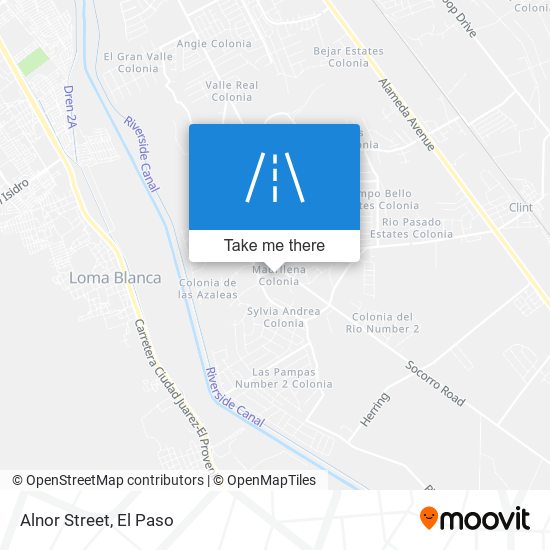 Alnor Street map