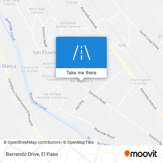Berrendo Drive map