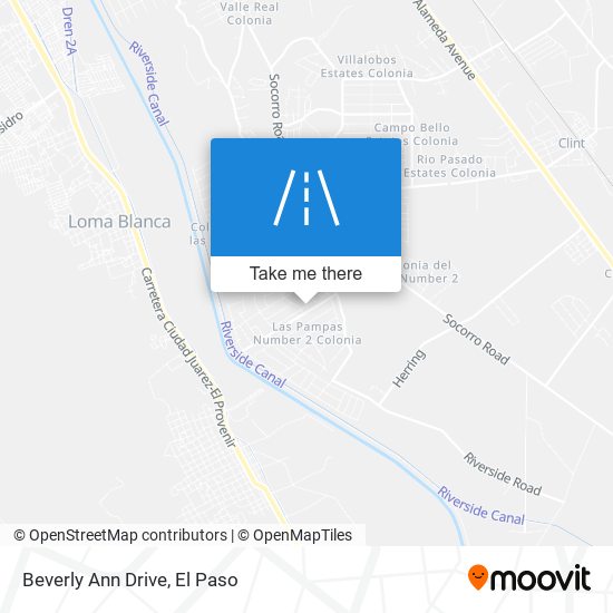 Beverly Ann Drive map