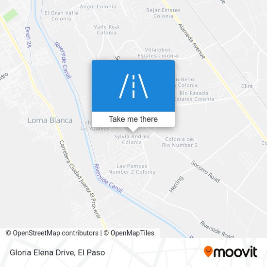 Gloria Elena Drive map