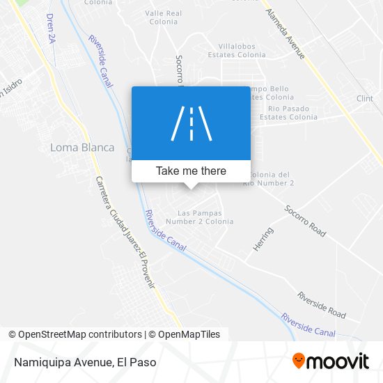 Mapa de Namiquipa Avenue