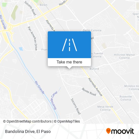 Bandolina Drive map