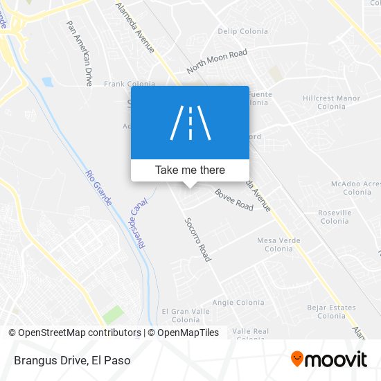 Brangus Drive map