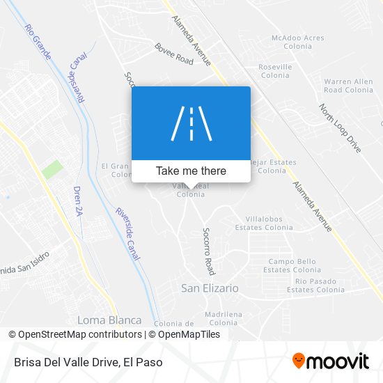 Brisa Del Valle Drive map