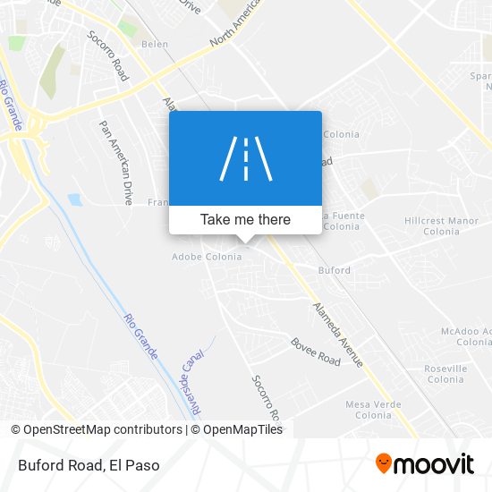 Buford Road map