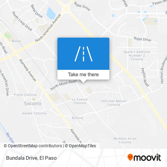 Bundala Drive map