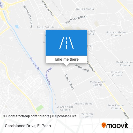 Carablanca Drive map