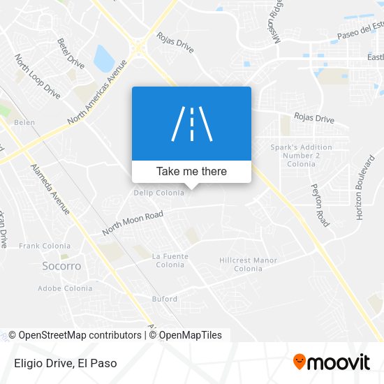 Eligio Drive map