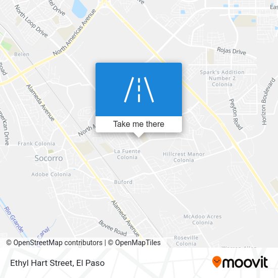 Mapa de Ethyl Hart Street