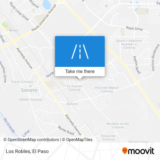 Mapa de Los Robles
