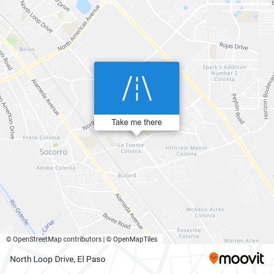 North Loop Drive map