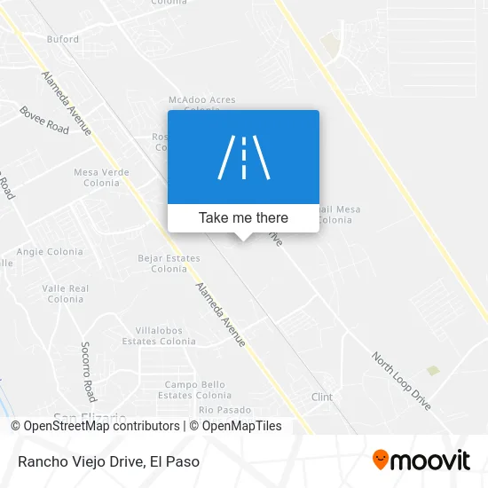Rancho Viejo Drive map