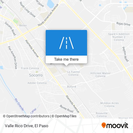 Mapa de Valle Rico Drive