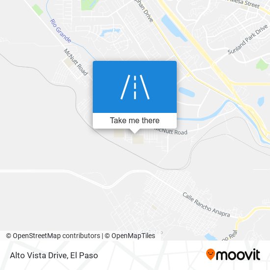 Alto Vista Drive map