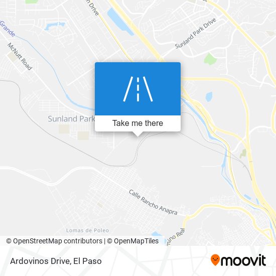 Ardovinos Drive map