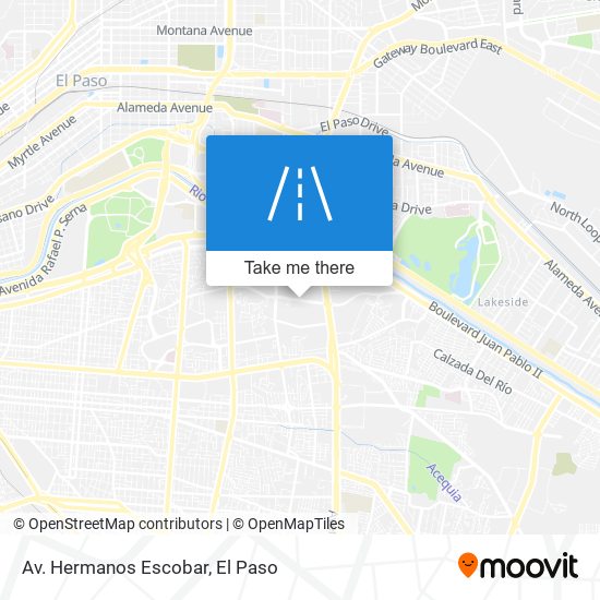 Av. Hermanos Escobar map