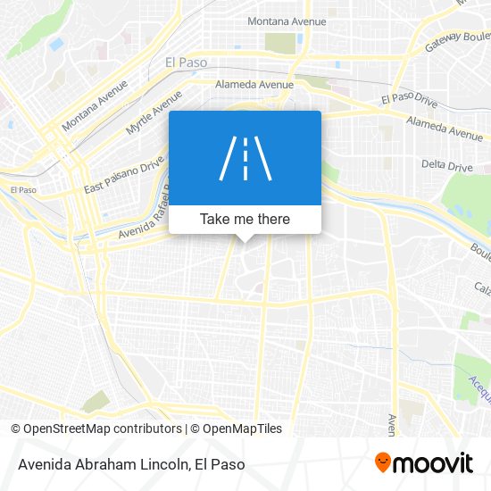 Avenida Abraham Lincoln map