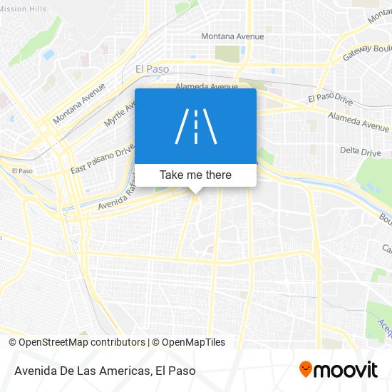 Avenida De Las Americas map