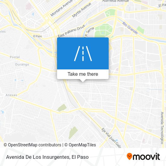 Avenida De Los Insurgentes map