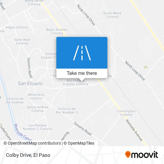 Mapa de Colby Drive