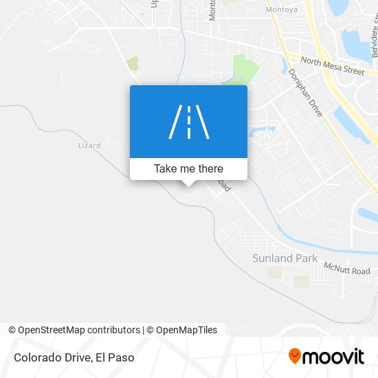 Colorado Drive map