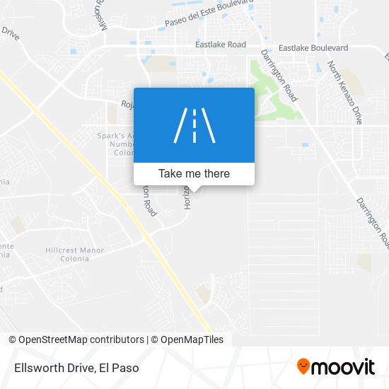 Ellsworth Drive map