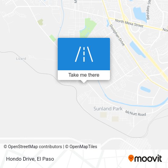 Mapa de Hondo Drive