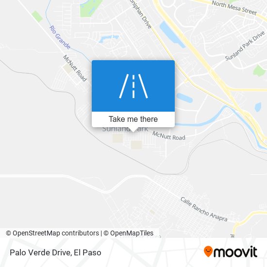 Palo Verde Drive map