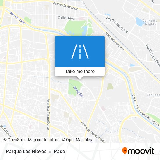 Mapa de Parque Las Nieves