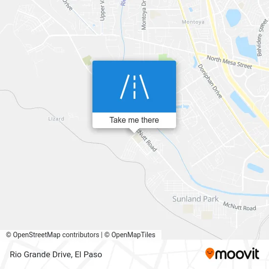 Rio Grande Drive map